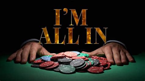all in poker rules